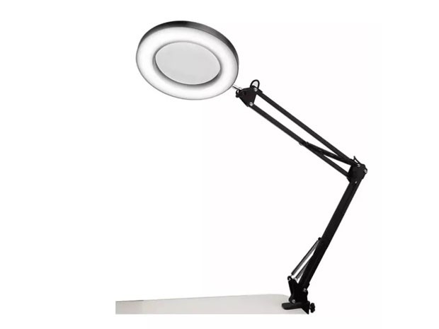 &u+ LAMPARA LED LUPA BRAZO ARTICULADO LECTURA CON MORSA MT-332